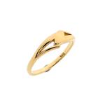 Vintage gouden fantasie ring (tijdloos sieraad), Sieraden, Tassen en Uiterlijk, Ringen, Gebruikt, Overige kleuren, Ophalen of Verzenden