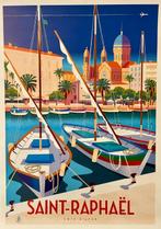 Monsieur Z - Affiche de Tourisme Le Port - Saint Raphaël, Antiek en Kunst