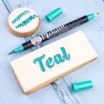 Sweet Stamp Stift Eetbare Inkt Dubbelzijdig Metallic Teal, Hobby en Vrije tijd, Verzenden, Nieuw