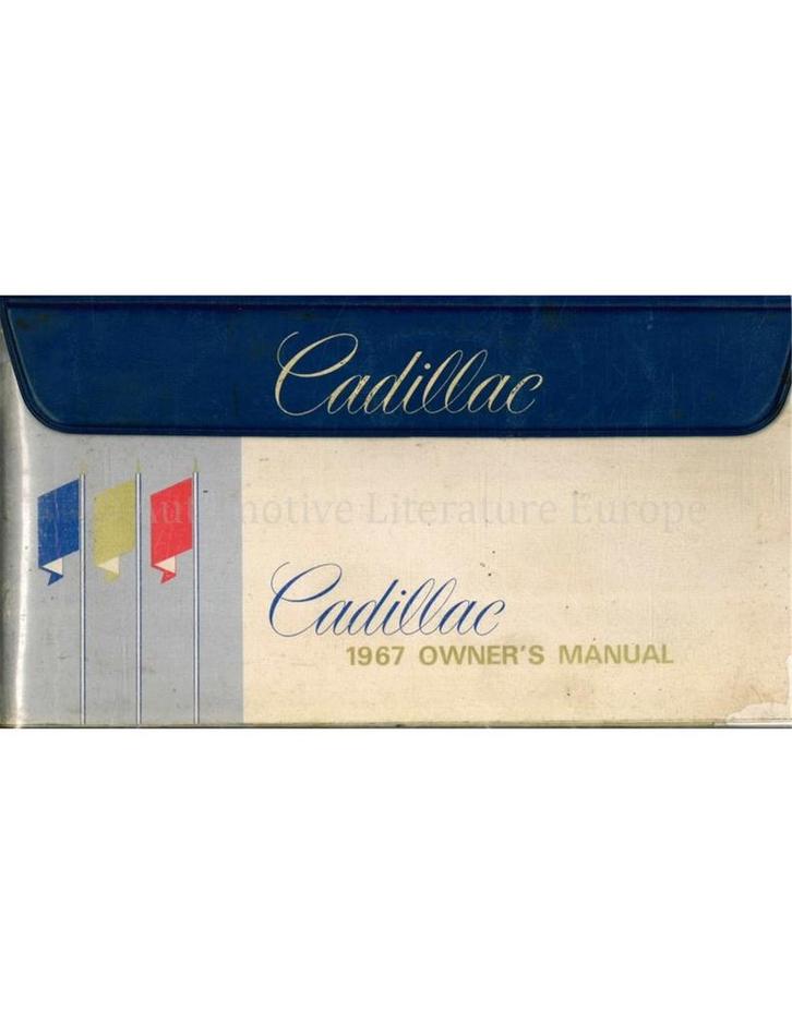 1967 CADILLAC PROGRAMMA INSTRUCTIEBOEKJE ENGELS (USA), Auto diversen, Handleidingen en Instructieboekjes