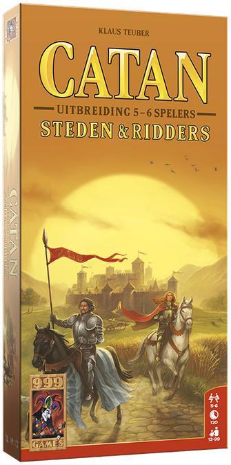 Catan - Uitbreiding Steden & Ridders 5/6 spelers | 999 Games, Hobby en Vrije tijd, Gezelschapsspellen | Bordspellen, Nieuw, Verzenden