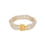 Armband - 18 karaat Geel goud, Witgoud - 0.11ct. tw. Diamant, Nieuw