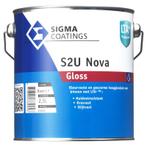 Sigma S2U Nova Gloss / Sigma Contour Aqua PU Gloss RAL 9001, Doe-het-zelf en Verbouw, Nieuw, Verzenden