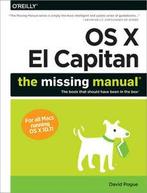 The missing manual: OS X El Capitan by David Pogue, Gelezen, David Pogue, Verzenden