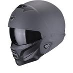 Scorpion Exo-Combat II Graphite Dark Grey Jet Helmet, Verzenden, Jethelm, XXL, Nieuw met kaartje