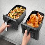 Airfryer Samurai, 2 kookruimtes, 7 programma's, 2400W - zwar, Verzenden, Nieuw