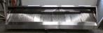 RVS Afzuigkap met 6 filters, B336 x D81 x H60 cm, wandmodel,, Gebruikt