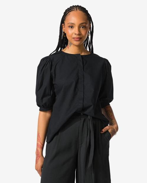 HEMA Damesblouse Sophie zwart, Kleding | Dames, Overige Dameskleding, Nieuw, Verzenden