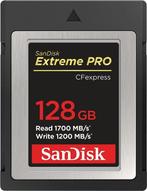 SanDisk CFexpress Extreme Pro 128GB 1700/1200MB/s Type B, Ophalen of Verzenden, Zo goed als nieuw
