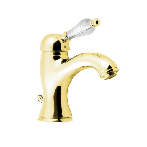 Wastafelmengkraan Sapho Kirké Retro Kristal 1-hendel Gebogen, Doe-het-zelf en Verbouw, Sanitair, Kraan, Nieuw, Ophalen of Verzenden