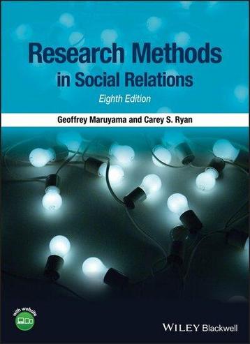 Research Methods In Social Relations 8Th | 9781118764978