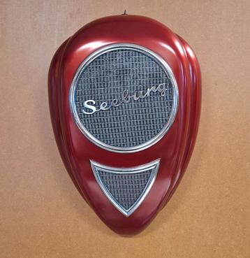 Seeburg Teardrop Speaker, Rood - Origineel Gerestaureerd beschikbaar voor biedingen