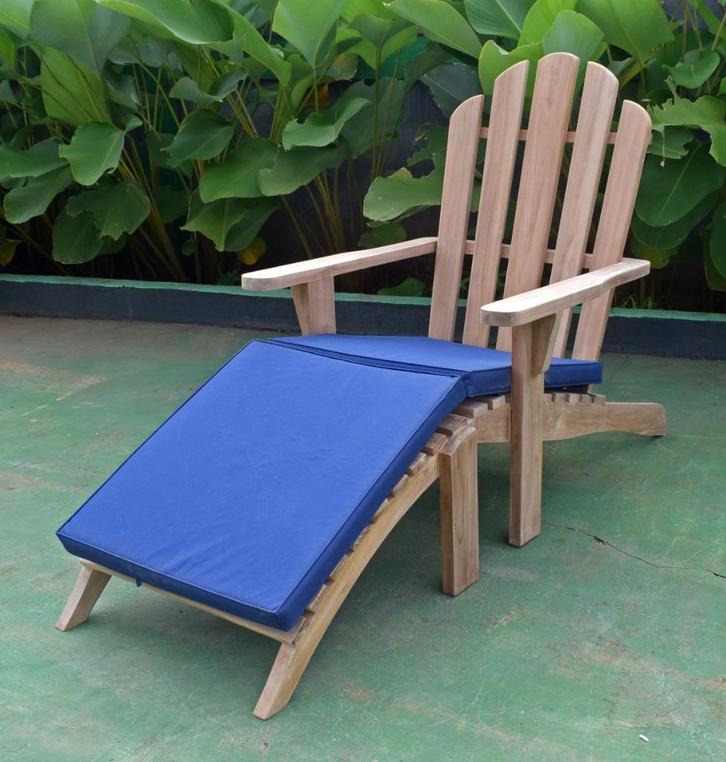 A-Kwaliteit Teak Adirondack Loungestoel Teakhout Bear Chair, Tuin en Terras, Tuinsets en Loungesets, Stoel, Nieuw, Hardhout, Tuinset