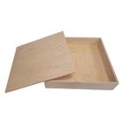 OKU - Houten speelbak 25 x 25 cm (met deksel), Nieuw