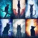 Tarotkaarten - Haunted Cat Tarot + Dawn Star Tarot - Papier