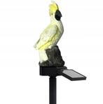 Solar LED kaketoe - Neutraal wit - Met schemersensor en prik, Ophalen of Verzenden, Nieuw