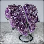 Natuurlijke Amethist op standaard, Uruguay- 3445.21 g, Verzamelen, Mineralen en Fossielen
