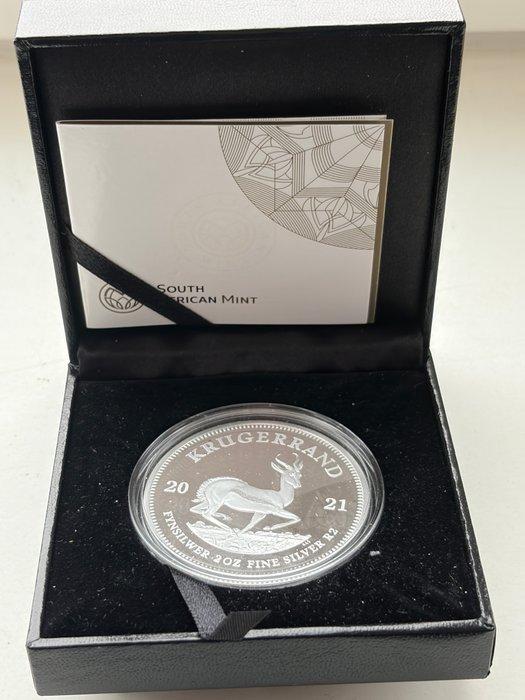 Zuid-Afrika. 2 Onzas 2021, 2 Oz .999 (Zonder minimumprijs), Postzegels en Munten, Munten | Europa | Niet-Euromunten