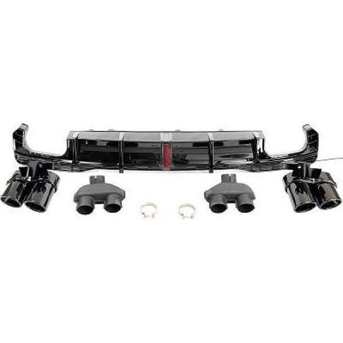 Achterbumper diffusor Audi A7 C8 4K8 2019-.. S7 Look, Auto-onderdelen, Carrosserie en Plaatwerk, Ophalen of Verzenden
