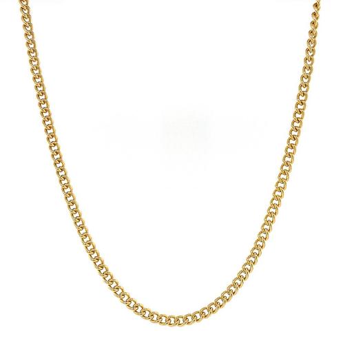 Gouden gourmet lengtecollier 14 krt, Sieraden, Tassen en Uiterlijk, Kettingen, Nieuw, Ophalen of Verzenden
