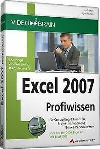 Excel 2007 Profiwissen - Video-Training - 10 Stun...  Book, Cd's en Dvd's, Dvd's | Overige Dvd's, Gebruikt, Verzenden