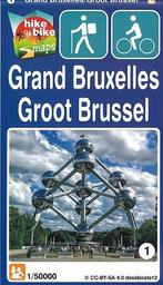 Wandelkaart 01 Groot Brussel | Mini-Ardenne, Boeken, Nieuw, Verzenden