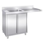 GGM Gastro | Vaatwasser spoelbakkast - 1400x600mm - met 1 |, Witgoed en Apparatuur, Vaatwasmachines, Verzenden, Nieuw, Inbouw
