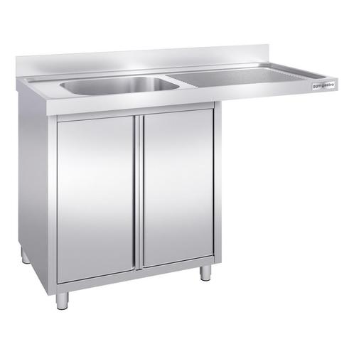 GGM Gastro | Vaatwasser spoelbakkast - 1400x600mm - met 1 |, Witgoed en Apparatuur, Vaatwasmachines, Inbouw, Verzenden