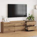 vidaXL TV-kast Bruin 181 x 34 x 50 cm, Huis en Inrichting, Minder dan 50 cm, Verzenden, Nieuw, Minder dan 100 cm
