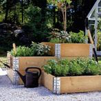 Palletranden / moestuinbakken - diverse soorten, Tuin en Terras, Bloembakken en Plantenbakken, Ophalen of Verzenden, Gebruikt