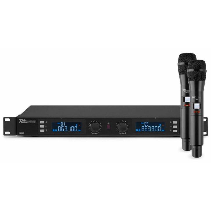 Retourdeal - Power Dynamics PD632H draadloos microfoonsystee, Muziek en Instrumenten, Microfoons, Zo goed als nieuw, Verzenden