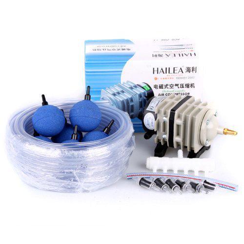 Koi Vijver Luchtpomp Hailea ACO 318 SET incl slang en stenen, Tuin en Terras, Vijver-toebehoren, Vijverpomp, Nieuw, Ophalen of Verzenden