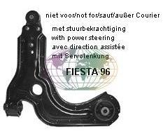 FORD FIESTA 4, 1995-1999 - DRAAGARM, compleet, met stuurb..., Auto-onderdelen, Verlichting, Nieuw, Ford USA, Verzenden