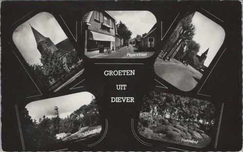 DIEVER - Meerluik Groeten uit Diever, Verzamelen, Ansichtkaarten | Nederland, Verzenden