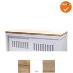 Schuifdeurkast -  Basic - Wit - 105cm, Werkplek, Ophalen of Verzenden, Gebruikt, Kast