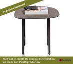 XOOON Fresno bijzettafel HPL/metaal 45x45 cm - Zwart, Huis en Inrichting, Tafels | Bijzettafels, Ophalen of Verzenden, Nieuw, Overige materialen