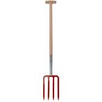 Talen Tools Spitvork Rood – 85 cm – Voor Zand- en Kleigr, Tuin en Terras, Hand-tuingereedschap, Ophalen of Verzenden, Nieuw