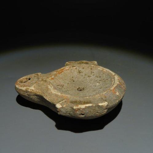 Oud-Romeins Terracotta Olielamp. 2e eeuw n.Chr. Lengte 9,6, Verzamelen, Mineralen en Fossielen