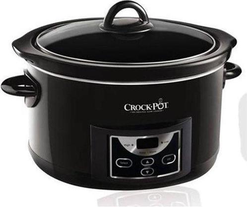 Crock-Pot Slowcooker 4,7L - Zwart, Huis en Inrichting, Keuken | Keukenbenodigdheden, Verzenden