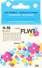 FLWR HP 56 zwart, Nieuw, Cartridge, FLWR, Verzenden