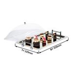 GGM Gastro | GN dienblad 1/1 - RVS - met | SETDG35, Verzenden