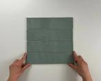 Wandtegel Cifre Cerámica Colonial Jade Groen Glans 7,5x30, Doe-het-zelf en Verbouw, Tegels, Nieuw, 20 tot 40 cm, 10 m² of meer