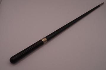 Ebony and silver conductors baton circa 1900 -  - beschikbaar voor biedingen