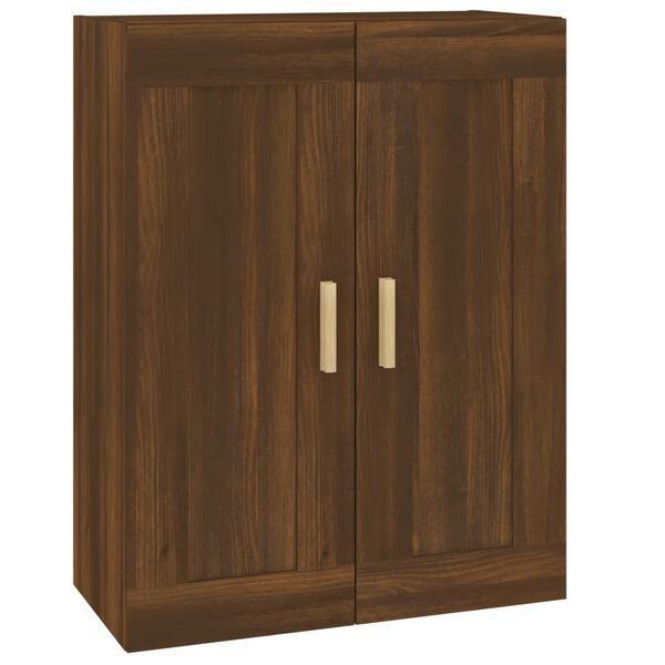 Bruin Eiken Wandkast | Tweedekansje | Creeer Ruimte, Huis en Inrichting, Kasten | Wandmeubels, 25 tot 50 cm, Met plank(en), Nieuw