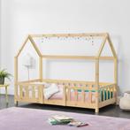 Kinderbed Sisimiut met uitvalbeveiliging 80x160 cm houtkleur, Kinderen en Baby's, Kinderkamer | Bedden, Verzenden, Nieuw