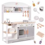 Luxe Moderne houten speelgoed keuken - speelkeuken - met, Kinderen en Baby's, Speelgoed | Overig, Nieuw, Ophalen of Verzenden