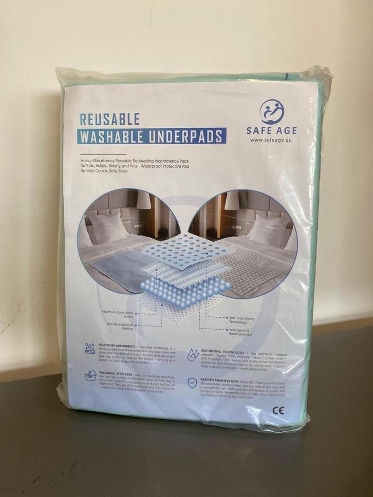 Zorgoutlet Alkmaar - Incontinentiematten wasbaar Nieuw!, Diversen, Verpleegmiddelen, Nieuw, Ophalen of Verzenden