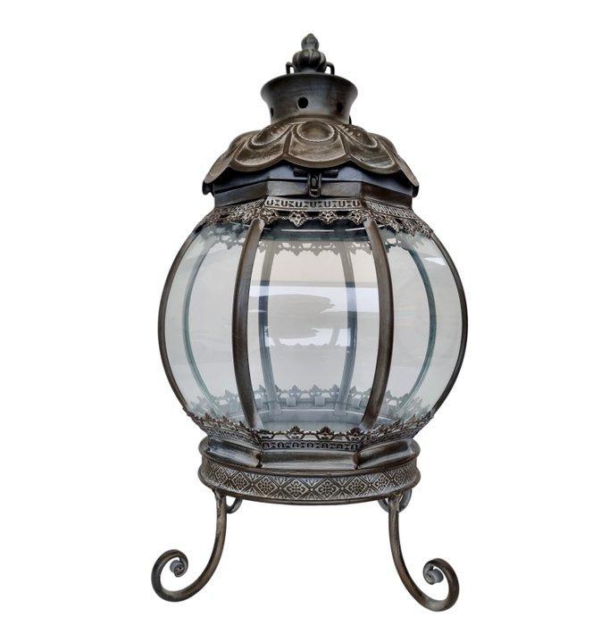 Lantaarn - Glas, Metaal, Antiek en Kunst, Kunst | Designobjecten