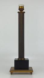 Staande lamp - verguld messing basis - Kolomvormige