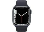 Apple Watch Series 7 OLED 41 mm Zwart GPS, Verzenden, Zo goed als nieuw